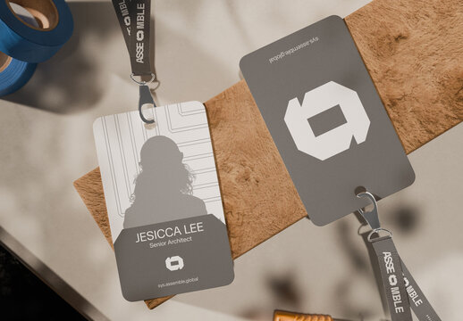 ID Badge Mockup