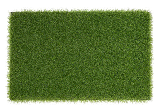 Close-up view of lush green artificial turf