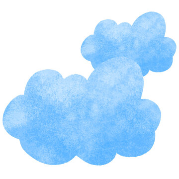 blue cloud computing concept