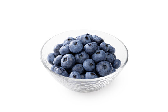 白背景に置かれたブルーベリー　Fresh blueberries isolated on a white background