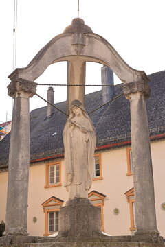 Blick in das Zentrum von Bad Waldsee in Oberschwaben	