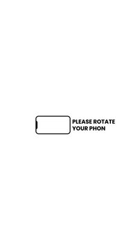 Turn the phone horizontally and vertically. Vertical video of rotate your phone to landscape, alpha chanel in 4k video.