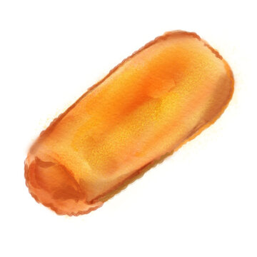 Illustration watercolor of an risol mayo