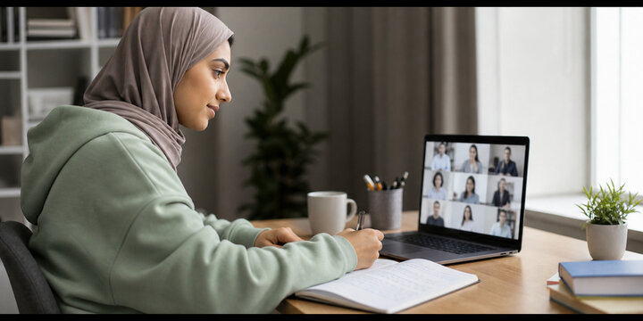 Soft Online Class Student Studying Education