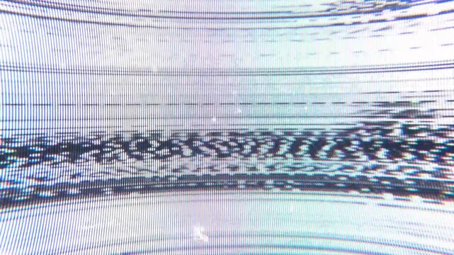Bright dense horizontal scan lines on CRT screen, white analog noise texture macro close-up.