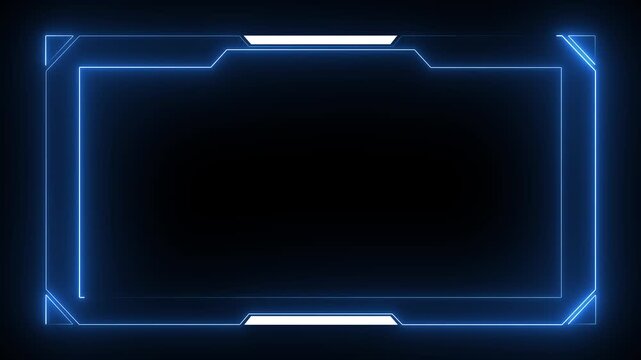 HUD display screen frames,info boxes and UI interface of future technology, modern user interface elements,Hud control panel. High tech screen digital hologram window, gaming menu cyber monitoring.4k