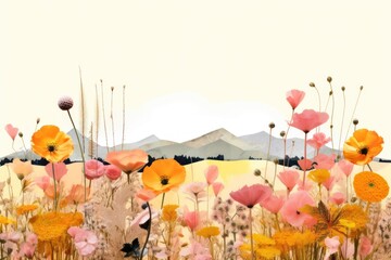 Obraz premium PNG Landscape flower outdoors nature.
