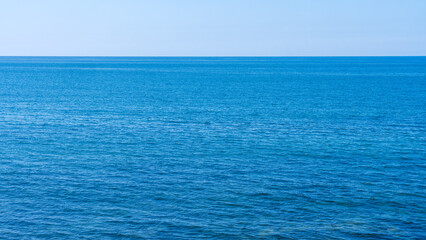 Fototapeta premium Deep blue Sea of Okhotsk along the Shiretoko coast