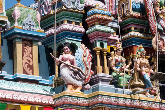 Malaysia, Penang Island, Georgetown: the Sri Mahamariamman Hindu Temple