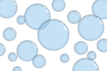 abstract blue background with bubbles