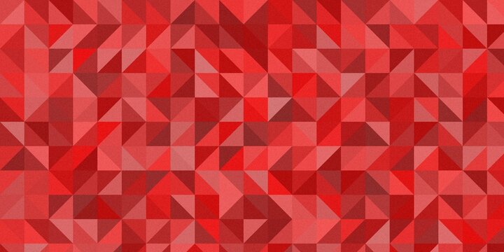 Abstract geometric triangle pattern in deep red and crimson color tones.