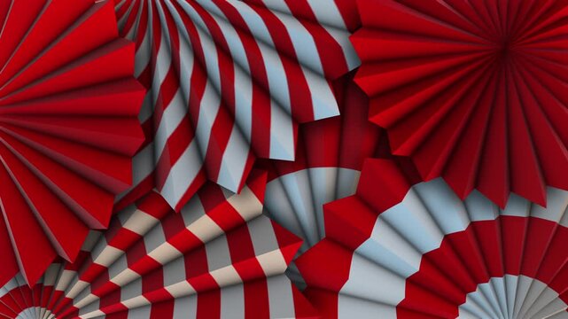 Indonesia Flag Paper Rotation Background Pattern Festival Red White Poland Singapore Monaco Japan
