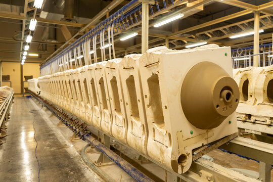 Large-scale factory production line for water tank models