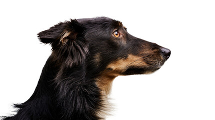 Black and tan dog profile portrait © darietta