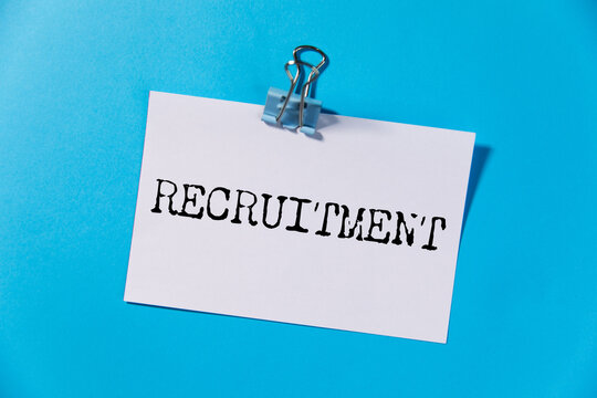 Recruitment Human Resources Employment Hiring Concept