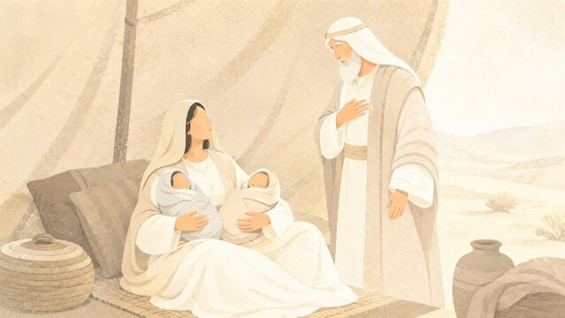 Nominandus_Genesis_The birth of Jacob and Esau