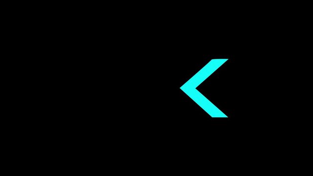 Arrow down and Up direction combo icon animation, Animated Up and down arrow icon pointing, Abstract animation icon 4k motion video.