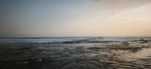 Obraz premium sunset over the sea