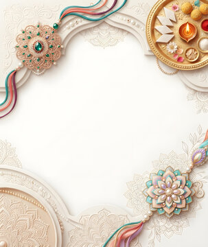  Raksha Bandhan Festive sale, offer, deal, discount promotion concept design on background.