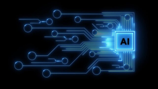 ai agent- businessman working with virtual reality at office. Multi agent AI systems concept on black background. AI driven solutions streamline workflows, Decision, Automate daily Tasks
