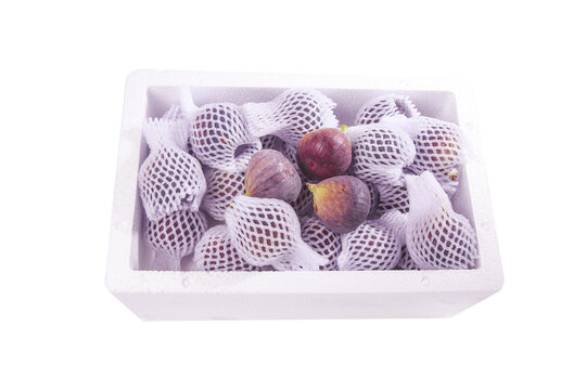 Fresh Figs in Protective Mesh Packaging - Yunnan Fruit Export Quality