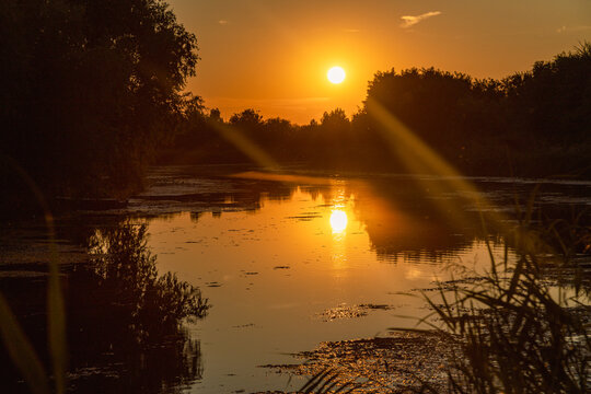 Canal sunset