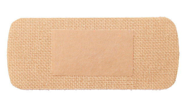 Fabric adhesive bandage with gauze pad