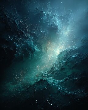 Ethereal Depths - A Mesmerizing Dive into the Abyss of Cosmic Wonder.