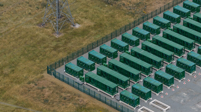 Aerial view of Thurrock Flexible Generation energy project