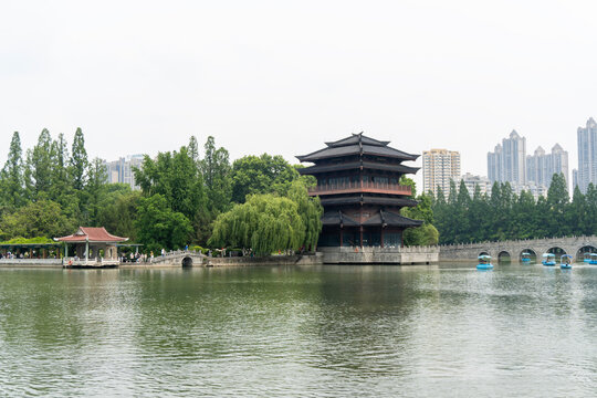 Xiaoyao Lake, Xiaoyao Jin Park, Hefei City, Anhui Province, China