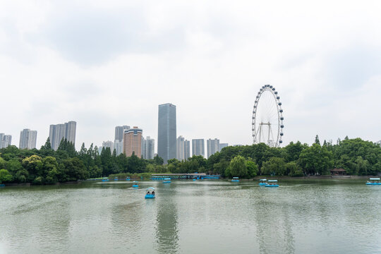 Xiaoyao Lake, Xiaoyao Jin Park, Hefei City, Anhui Province, China