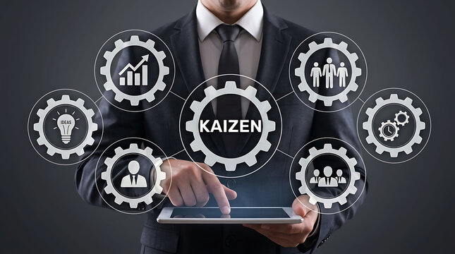 Kaizen Business Process Improvement Strategy Continuous Optimization Productivity Concept