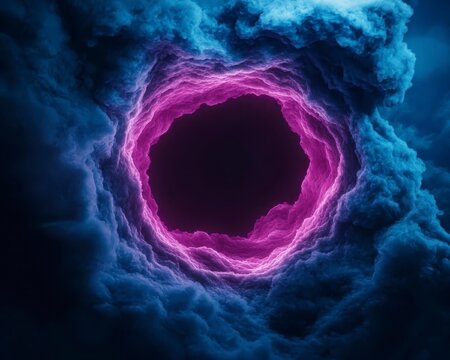Quantum timeline fracturing into alternate dimensions, abstract concept