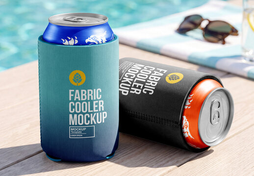 Beverage Can Cooler Mockup