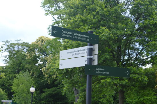 street sign in london