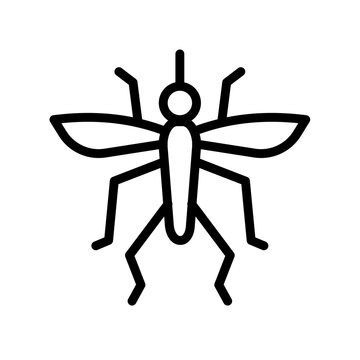 Mosquito insect vector icon