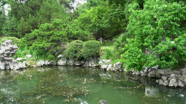 Scenery of Xiaoyao Jin Park, Hefei City, Anhui Province, China