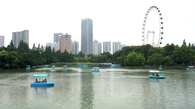 Xiaoyao Lake, Xiaoyao Jin Park, Hefei City, Anhui Province, China