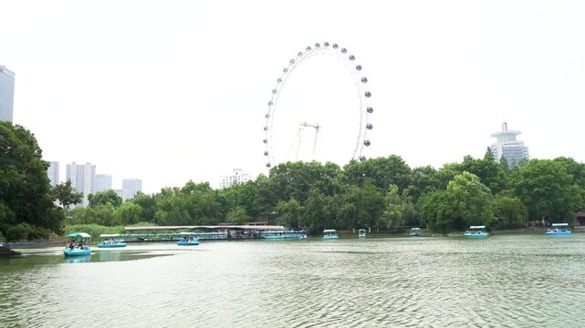 Xiaoyao Lake, Xiaoyao Jin Park, Hefei City, Anhui Province, China