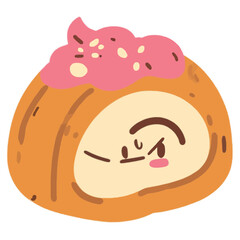 Obraz premium FUNNY CROISSANT