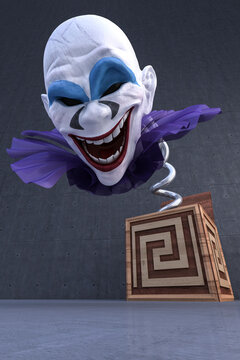 Jack in the Box, 3D Rendering