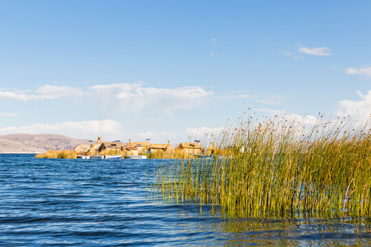 Peru, Titicaca lake, Uros Floating Island