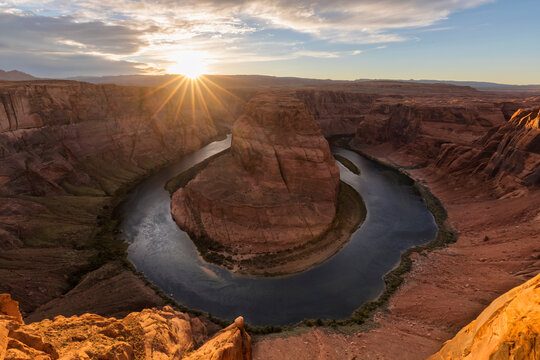USA, Arizona, Page, Colorado River, Glen Canyon National Recreation Area, Horseshoe Bend