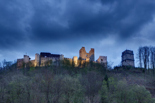 Austria, Lower Austria, Bucklige Welt, castle ruin Kirchschlag