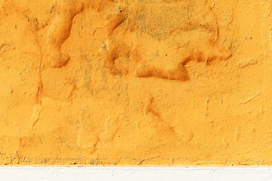 Spain, Cadiz, colored wall, close up