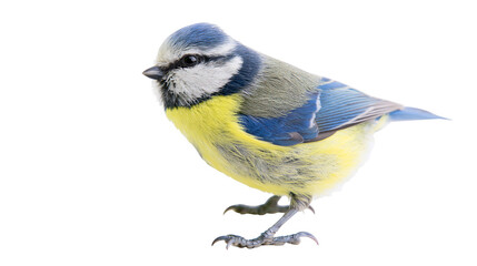 Blue tit bird with yellow and blue feathers © Ophelia
