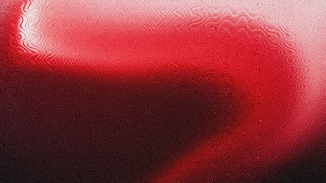 Cherry red gradient, soft luminous glow, prominent undulating patterns, fine grain texture, dark crimson vignette, ideal for web backgrounds.