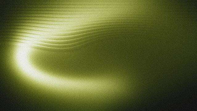 Deep olive grainy surface, a luminous flowing S-curve light with subtle wavy contours, merging into deep forest depths, perfect for serene web headers.