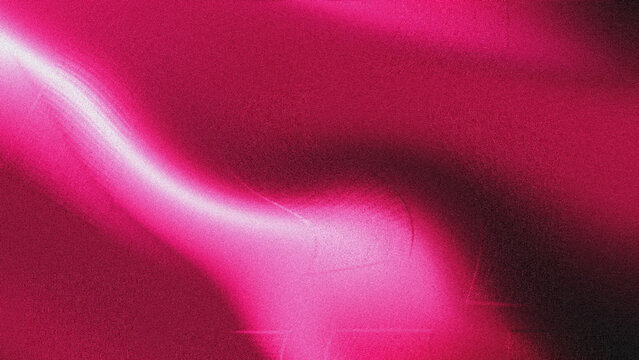 Electric fuchsia backdrop, a glowing white light ribbon tracing a soft diagonal curve across fine digital grain, merging into rich magenta shadows, ideal for modern branding.