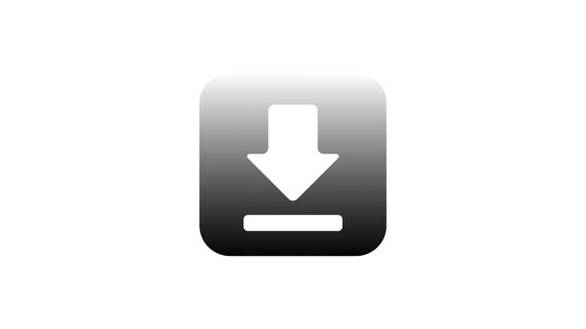 Sleek gradient download icon for efficient digital content acquisition and secure file transfer. Essential symbol for modern web applications and user interface designs